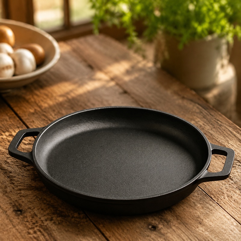 Robuuste gietijzeren koekenpan - Mini Pancake Griddle recensie en prijs