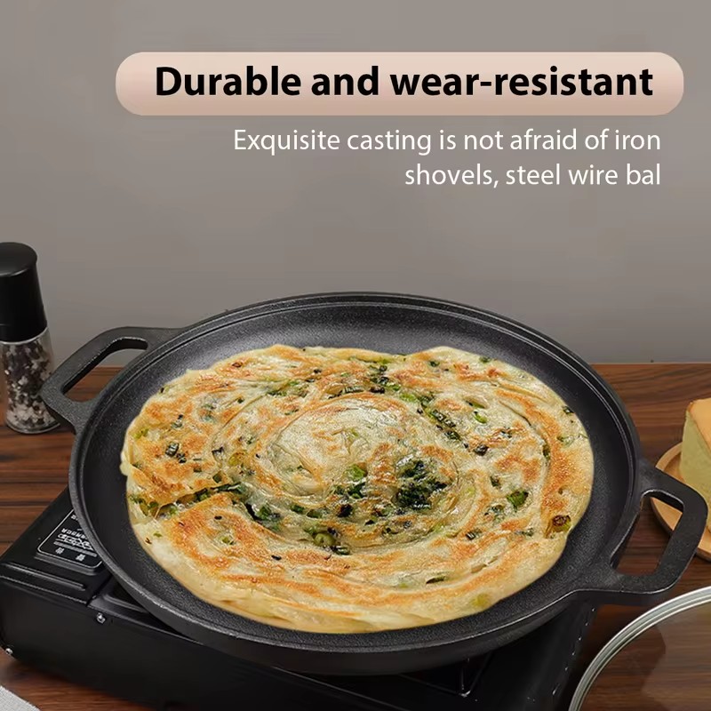 Robuuste gietijzeren koekenpan - Mini Pancake Griddle recensie en prijs