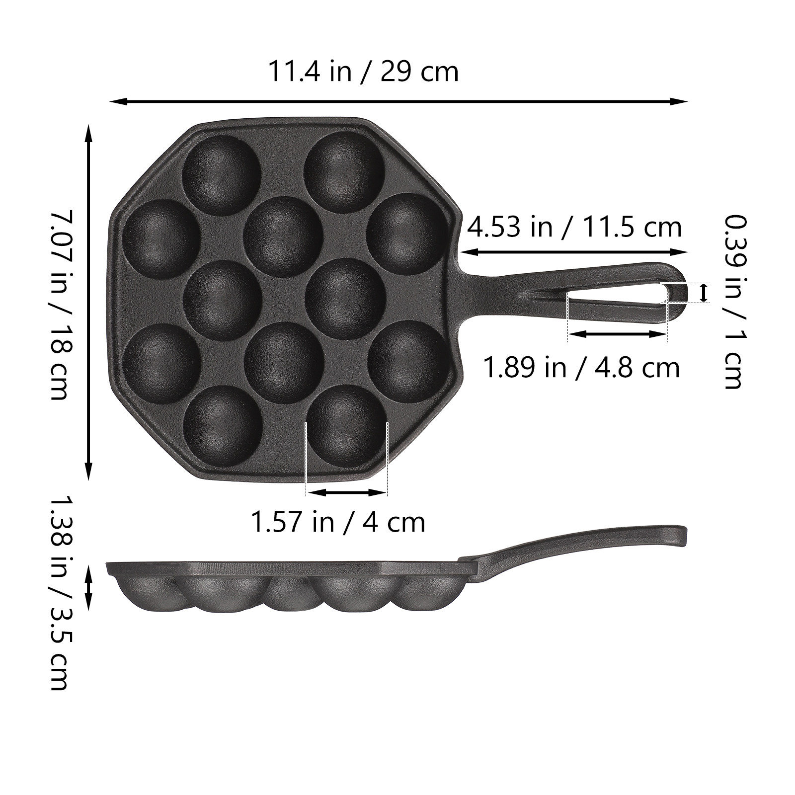 Takoyaki Pan Gietijzer 12 Vorm - Takoyaki Grill Plate recensie en prijs