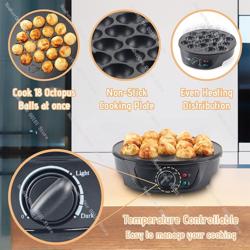 Hete verkoop Octopusbal Maker  - Takoyaki Grill Plate recensie en prijs
