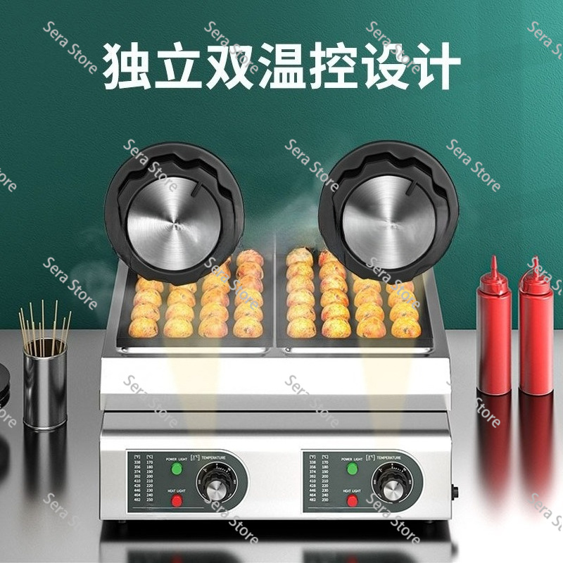 Commerciële elektrische gasdub - Takoyaki Grill Plate recensie en prijs